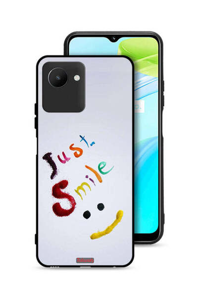Tolwak غطاء حماية لهاتف Realme C30s - ابتسم فقط