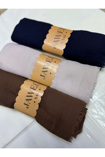 JAWEL ŞAL Jawel Comfort Shawl Campaign 3 Pieces