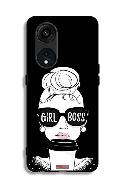 Tolwak غطاء حماية لهاتف Oppo Reno 8T 5G بطبعة Girl Boss