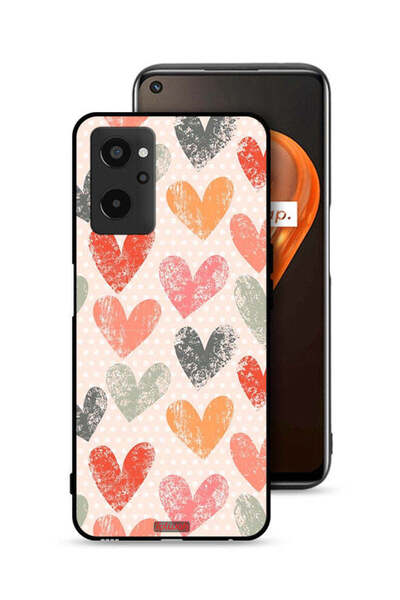 Tolwak غطاء حماية لهاتف Realme 9i 4G برسومات قلوب