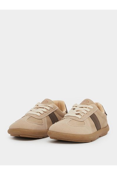 Styli Panelled Lace Up Sneakers