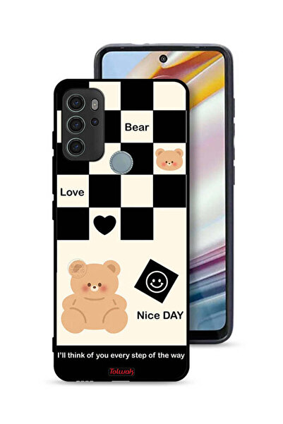 Tolwak غطاء حماية لهاتف موتورولا موتو جي 60 إس - سأفكر فيك في كل خطوة على الطريق