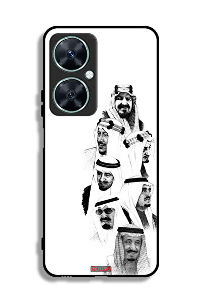 Tolwak غطاء حماية لهاتف هواوي نوفا 11i - فن ملوك السعودية - أبيض وأسود