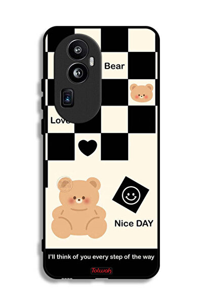 Tolwak جراب حماية لهاتف Oppo Reno10 Pro Plus سأفكر فيك في كل خطوة على الطريق