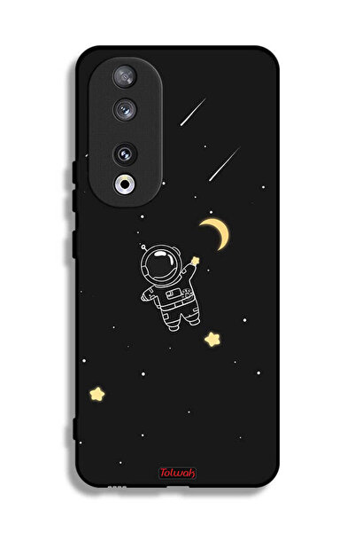 Tolwak غطاء حماية لهاتف Honor 90 بتصميم رائد فضاء