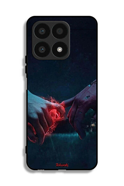 Tolwak غطاء حماية لهاتف Honor X8a بتصميم "أيدي محترقة"
