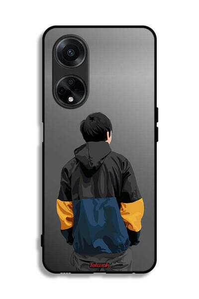 Tolwak غطاء حماية لهاتف Oppo A1 5G بصورة فنية لولد