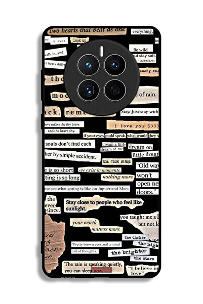 Tolwak غطاء حماية لهاتف هواوي ميت 50E بملصقات اقتباسات