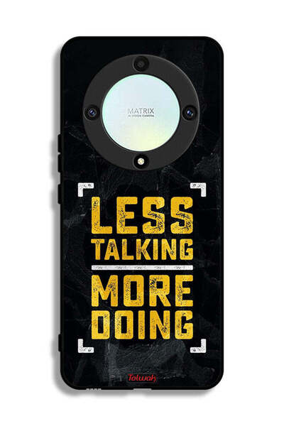 Tolwak Honor X9a Protective Case Cover Less Talking More Doing