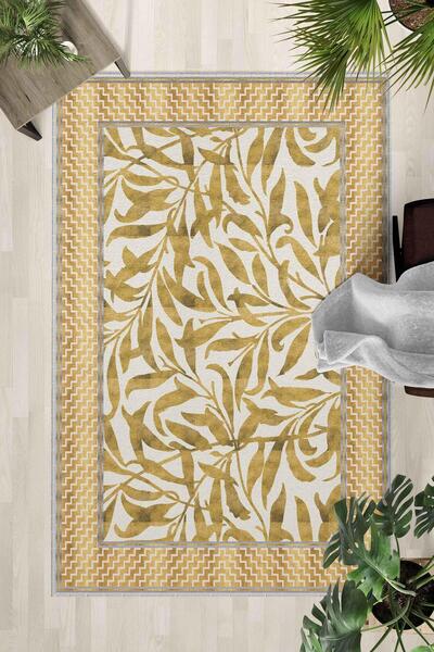 Monnhein Non-Slip Base Washable Carpet – Modern Digital Printing Carpet for K...