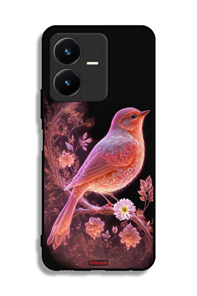 Tolwak غطاء حماية لهاتف Vivo Y22 بتصميم طائر لطيف