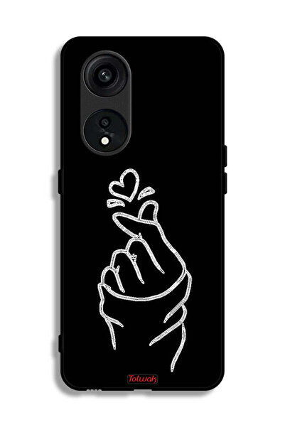 Tolwak Oppo Reno 8T 5G Protective Case Cover Snap Love