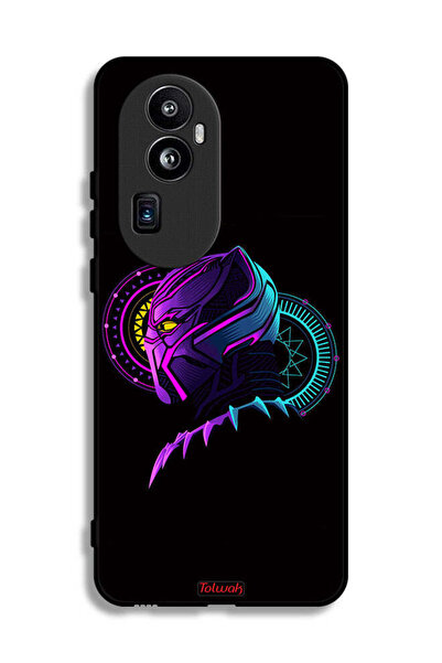 Tolwak غطاء حماية لهاتف Oppo Reno10 Pro Plus، رسم فني رقمي بسيط عالي الدقة