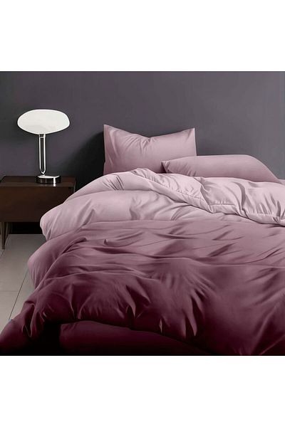 Pucioasa 6-piece elastic bed linen in pink purple gradient finet