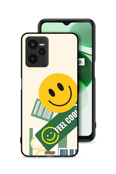 Tolwak Realme C35 Protective Case Cover Feel Cool Sticker