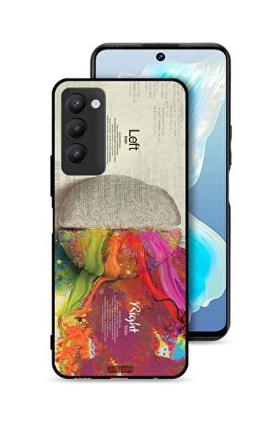 Tolwak غطاء حماية لهاتف Tecno Camon 18 بتصميم تجريدي لعلم الدماغ