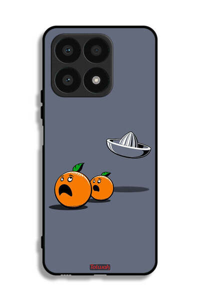 Tolwak غطاء حماية لهاتف Honor X8a بتصميم فني رقمي بسيط وفكاهي