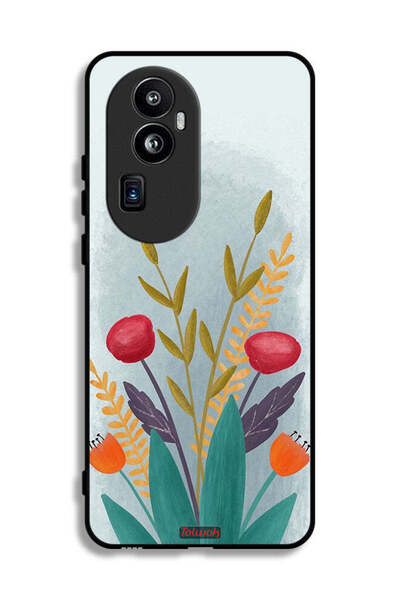 Tolwak غطاء حماية لهاتف Oppo Reno10 Pro (الصين) - رسم نباتي
