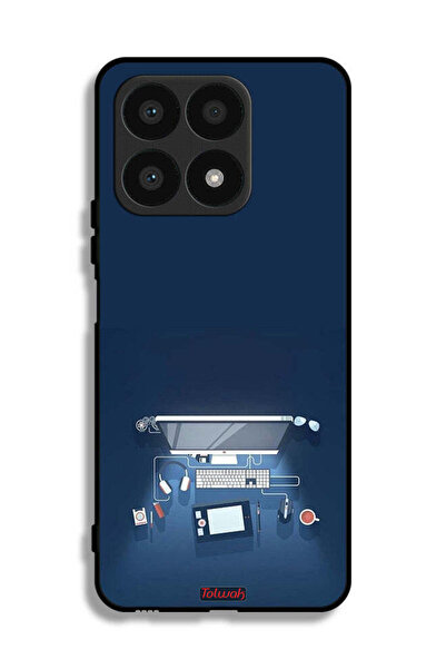 Tolwak غطاء حماية لجهاز Honor X8a - فن مكتب الكمبيوتر