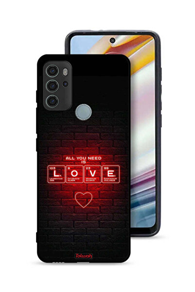 Tolwak غطاء حماية لهاتف موتورولا موتو جي 60 إس - كل ما تحتاجه هو الحب
