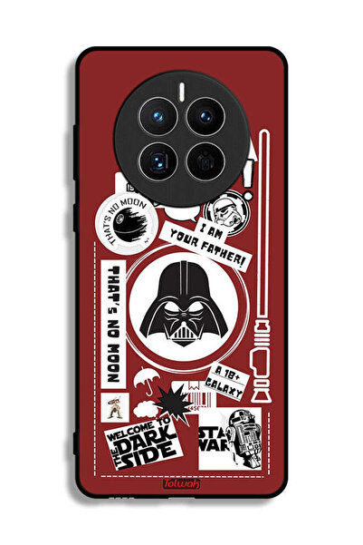 Tolwak غطاء حماية لهاتف هواوي ميت 50E - ملصق "مرحبًا بكم في الجانب المظلم"