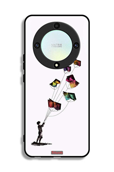 Tolwak غطاء حماية لهاتف Honor X9a - طائرات ورقية من الكتب