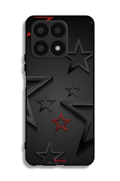Tolwak غطاء حماية لهاتف Honor X8a بنقشة نجوم