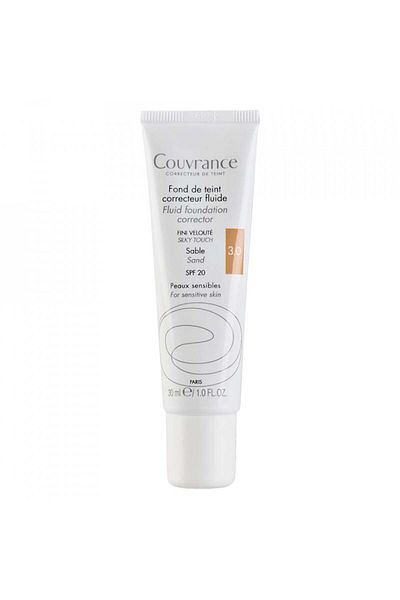 Avene Couvrance Corrective Fluid Foundation SPF 20, Avene, Foundation, 30 ml, Miel 4.0