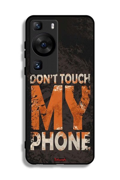 Tolwak Huawei P60 Pro Protective Case Cover Do Not Touch My Phone