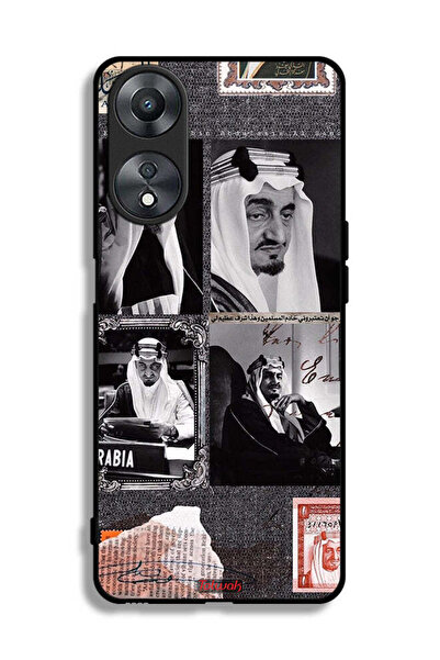 Tolwak غطاء حماية لهاتف Oppo A58 5G - ملصق الملك فيصل العتيق