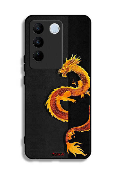 Tolwak Vivo S16e Protective Case Cover Dragon Art