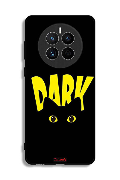 Tolwak غطاء حماية لهاتف هواوي ميت 50E - قطة داكنة
