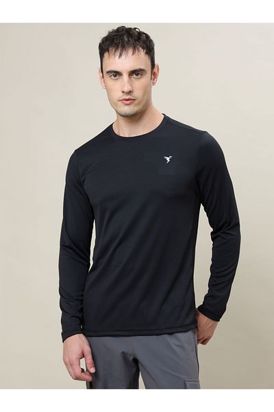Technosport By Styli Slim Fit Long Sleeves T-Shirt with Techno Cool+