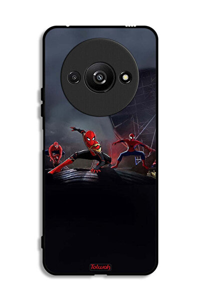 Tolwak Xiaomi Redmi A3 4G Protective Case Cover Three Spiders