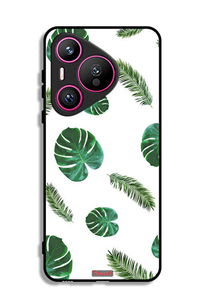 Tolwak غطاء حماية لهاتف هواوي بيورا 70 بنقشة ريش فنية