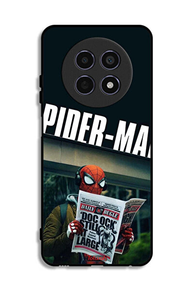 Tolwak غطاء حماية لجهاز Realme 12x 5G سبايدرمان يقرأ جريدة