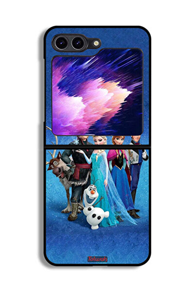 Tolwak غطاء حماية لهاتف Samsung Galaxy Z Flip6 بتصميم Friends Forever