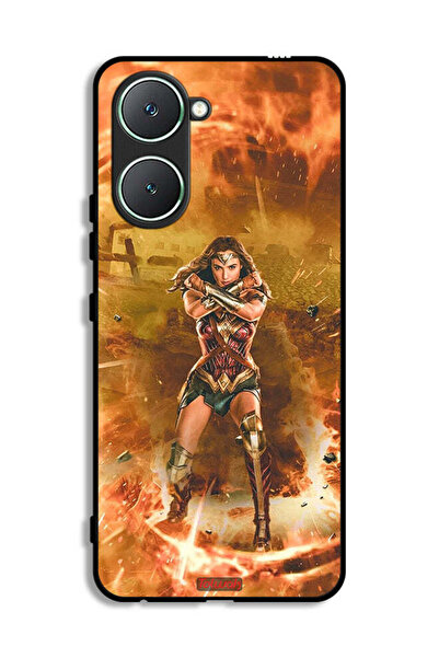 Tolwak غطاء حماية لهاتف Vivo Y03 4G بتصميم Wonder Women