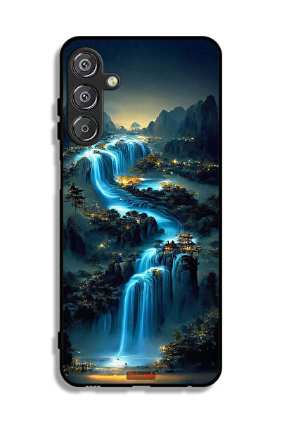 Tolwak غطاء حماية لهاتف سامسونج جالاكسي F15 5G بتصميم شلال فني