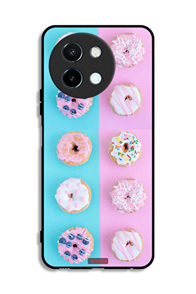 Tolwak غطاء حماية لهاتف Vivo Y38 5G بنقشة دوناتس