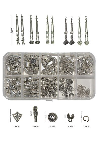 QELA COLLECTION Tesbih Yapım Hobi Seti Özel Kutusunda 10 Tesbihlik