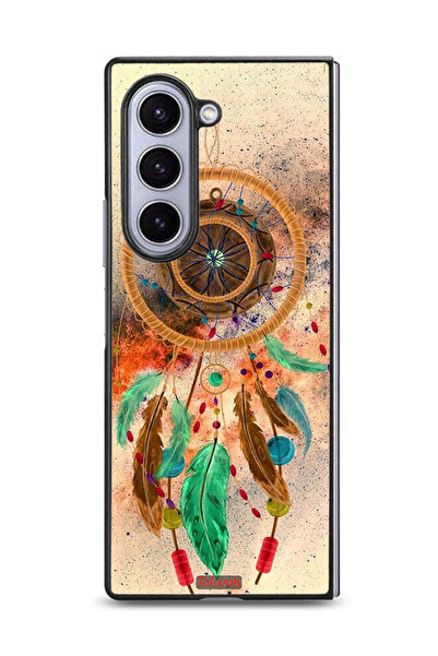 Tolwak غطاء حماية لهاتف سامسونج جالاكسي زد فولد 6 بتصميم ماندالا وريش معلق