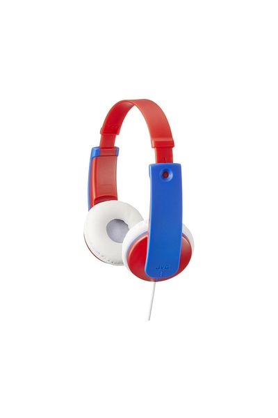 JVC HA-KD7-RNE Kids Headphones, Over-ear, Red-Blue