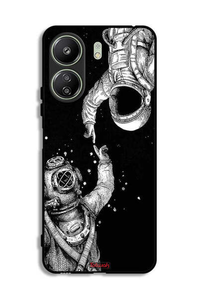 Tolwak غطاء حماية لهاتف شاومي ريدمي 13 سي - رواد فضاء