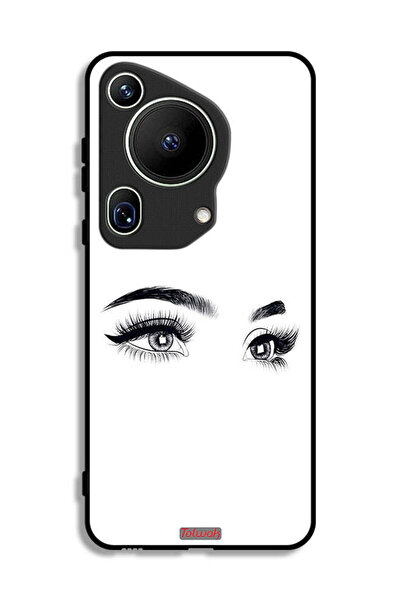 Tolwak غطاء حماية لهاتف هواوي بيورا 70 ألترا برسومات عيون فنية