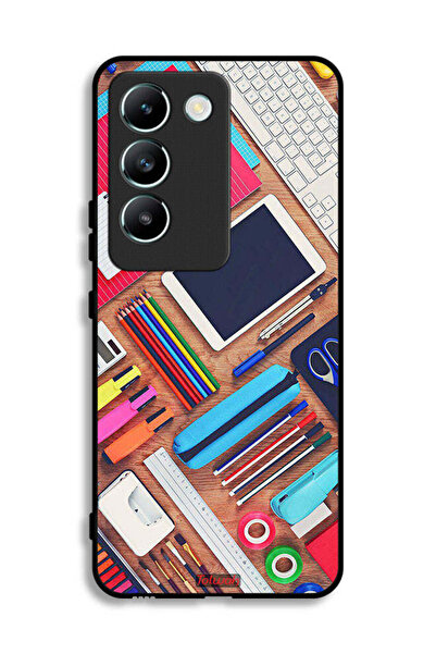 Tolwak غطاء حماية لهاتف Vivo V30 Lite 4G بتصميم فتاة هوبي ديسك