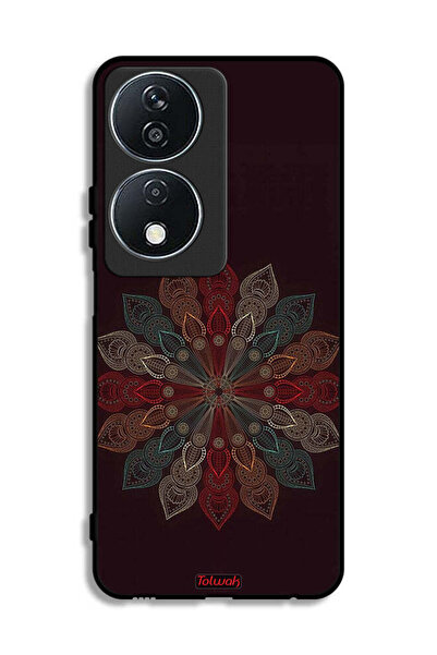 Tolwak غطاء حماية لهاتف Honor X7b 5G بتصميم زهرة ماندالا
