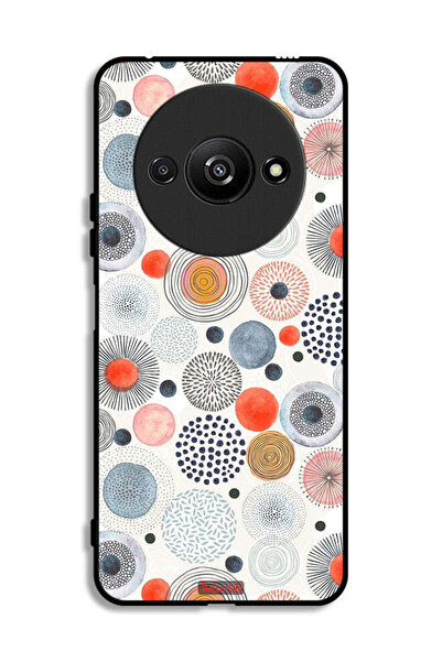 Tolwak Xiaomi Redmi A3 4G Protective Case Cover Cotton Flowers Pattern