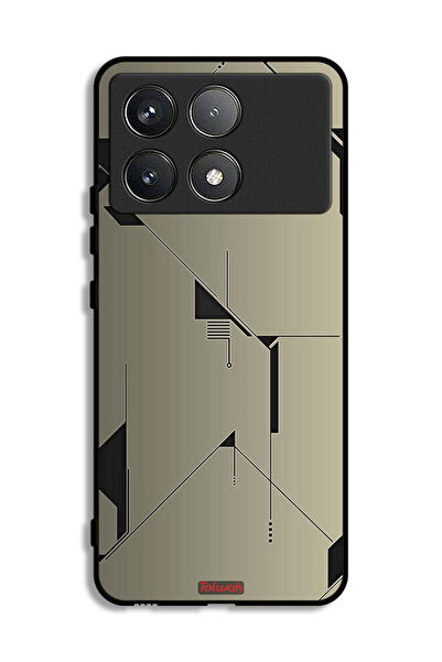 Tolwak Xiaomi Poco F6 Pro Protective Case Cover Minimalism Abstract Digital Art