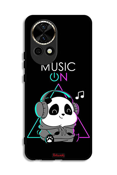 Tolwak غطاء حماية لهاتف هواوي نوفا 12 5G بطبعة موسيقى الباندا